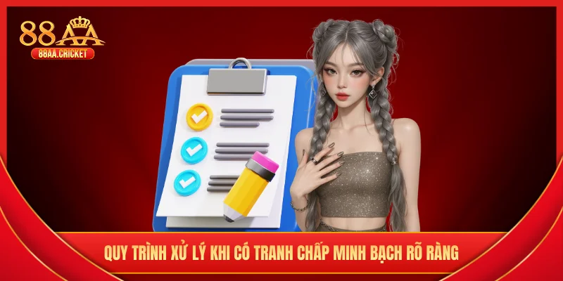 Quy trình xử lý khi có tranh chấp minh bạch rõ ràng